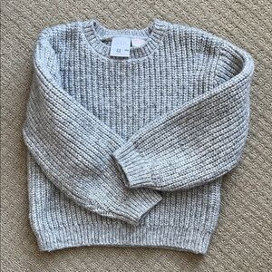 Zara Light Gray Knit Sweater